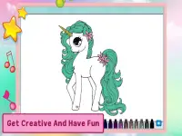 Unicorn Coloring Puzzle Games Screen Shot 10