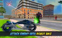 Super Flying Robot Bike Steel Robot War Screen Shot 23