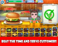 Top Burger Craze Fast Food Kitchen Chef Restaurant Screen Shot 4