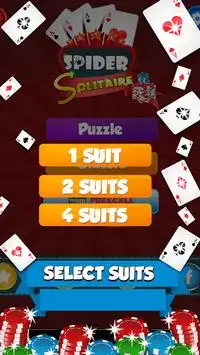 Spider Solitaire - Card games Screen Shot 0