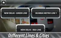 인도 지하철 운전 시뮬레이터 Screen Shot 3