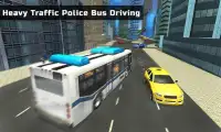 Police Bus Transporter 3D Prisoner Jail Transport Screen Shot 6