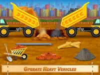 Truck Games Construction Game Screen Shot 0