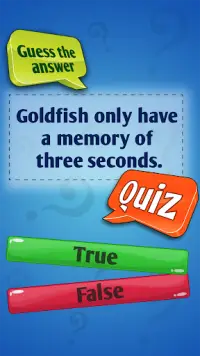 True Or False Fun General Knowledge Quiz Game App Screen Shot 5