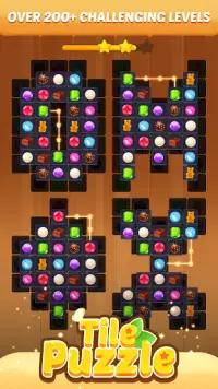Tile Puzzle: Pair Match and Connect Game 2021 Screen Shot 1