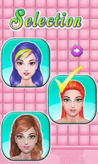 Hair Fashion Salon : Makeover & Spa girl game Screen Shot 1