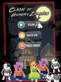 Clash of Hungry Zombies Screen Shot 0