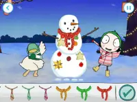 Sarah & Duck: Build a Snowman Screen Shot 9