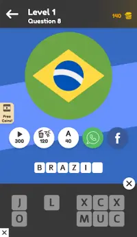 Flag & Country Quiz: Trivia Game, World Flags 2020 Screen Shot 6