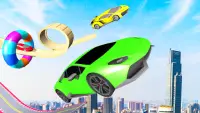 Acrobacias 3d mega rampa GT: juegos de carros US Screen Shot 4