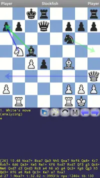 DroidFish Chess Screen Shot 1