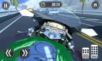 Traffic Moto Racing Bike 3D - racing games free Screen Shot 1