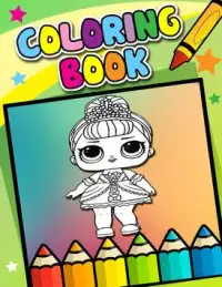 How To Color LOL Surprise Doll (coloring  game ) Screen Shot 3