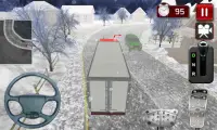 शीतकालीन सड़क पर ट्रक 3 डी Screen Shot 4