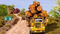 Offroad Logging Truck Games 3D Screen Shot 1