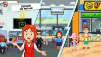 My Town Airport games for kids Screen Shot 5