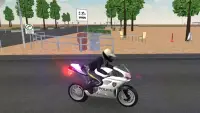 الشرطة متسابق الدراجات النارية Screen Shot 1