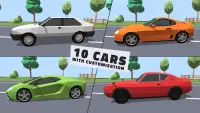 Polygon Drift: Endless Traffic Racing Screen Shot 0