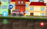 Fire Fighters Racing: Fireman Drives Fire Truck Screen Shot 6