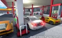 Real Car Wash Job: Gas Station Car Parking Games Screen Shot 1