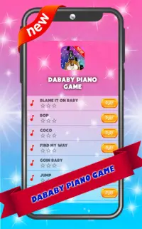 Dababy Piano Game Screen Shot 0