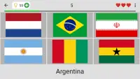 Bandeiras nacionais de todos os países do mundo Screen Shot 5