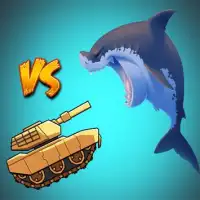 Tank vs. Hungry Shark Screen Shot 0