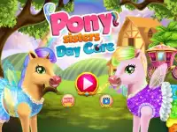 Rainbow Pony Sisters Day Care Salon Screen Shot 0