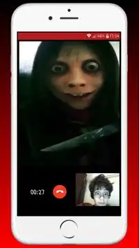 Creepy Momo  Fake Call  And Video Call Joke Screen Shot 4