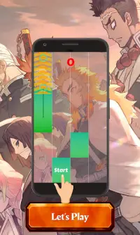 Anime Games 🎹 Piano Kimetsu No Demon X Titan 2021 Screen Shot 6