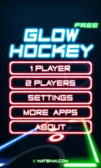Finger Glow Hockey Screen Shot 7