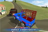 पुलिस ट्रक परिवहन जानवरों Screen Shot 4