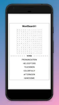 English Word Search Maker Screen Shot 2