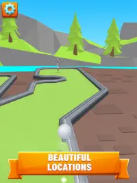 Retro Golf!  - аркадная игра в жанре Putt-Putt. Screen Shot 9