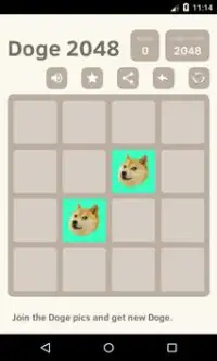 Doge 2048 Screen Shot 0