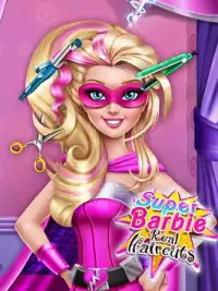 Super Power Princess Barbi Hair Salon Screen Shot 0
