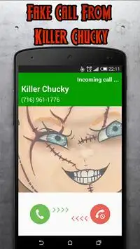 Call From Killer Chucky - Prank Call Screen Shot 2