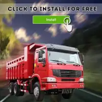 Truck simulação de condução Screen Shot 2