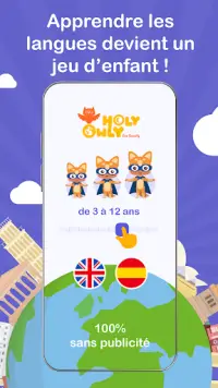 Holy Owly Langues pour enfant Screen Shot 0