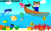Permainan Memancing Ikan untuk Anak - Pups Friends Screen Shot 4