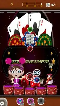 Bubble shooter poker Screen Shot 3