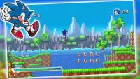 super sonic games run jump subway dash free Screen Shot 1