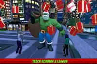 الوحش سانتا بطل: عيد الميلاد معركة الجريمة Screen Shot 9