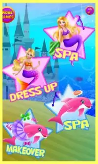 Mermaid and Dolphin Spa Care Screen Shot 1