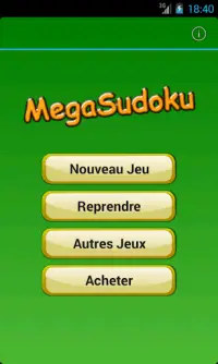 Sudoku Gratuit Français Screen Shot 2
