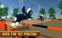 corrida cavalo campeonato 3D Screen Shot 2