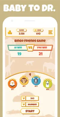 Bingo Friends - AI Battle Screen Shot 6