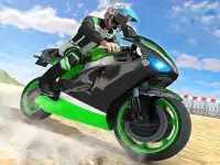 Гонки на мотоцикле: реальный 3D-шоссейный трафик Screen Shot 4