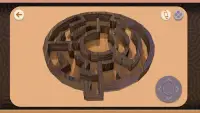 Cổ điển Labyrinth Puzzle - gỗ Maze 3D Games Screen Shot 3