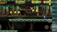 New Fast Blue Hedgehog Rush Fight Vs aliens Screen Shot 4